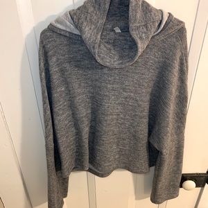 Free people crop sweatshirt